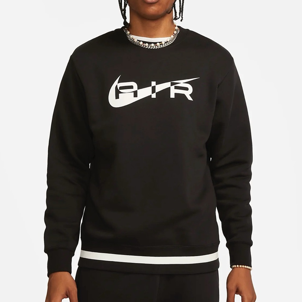 🆕 Nike Air Men's Fleece Crew-Neck Sweatshirt